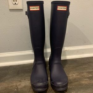 Two tone Hunter Rain Boots
